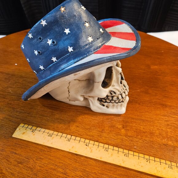 Treasure Cove P754752 American Cowboy Skull - Picture 2 of 4